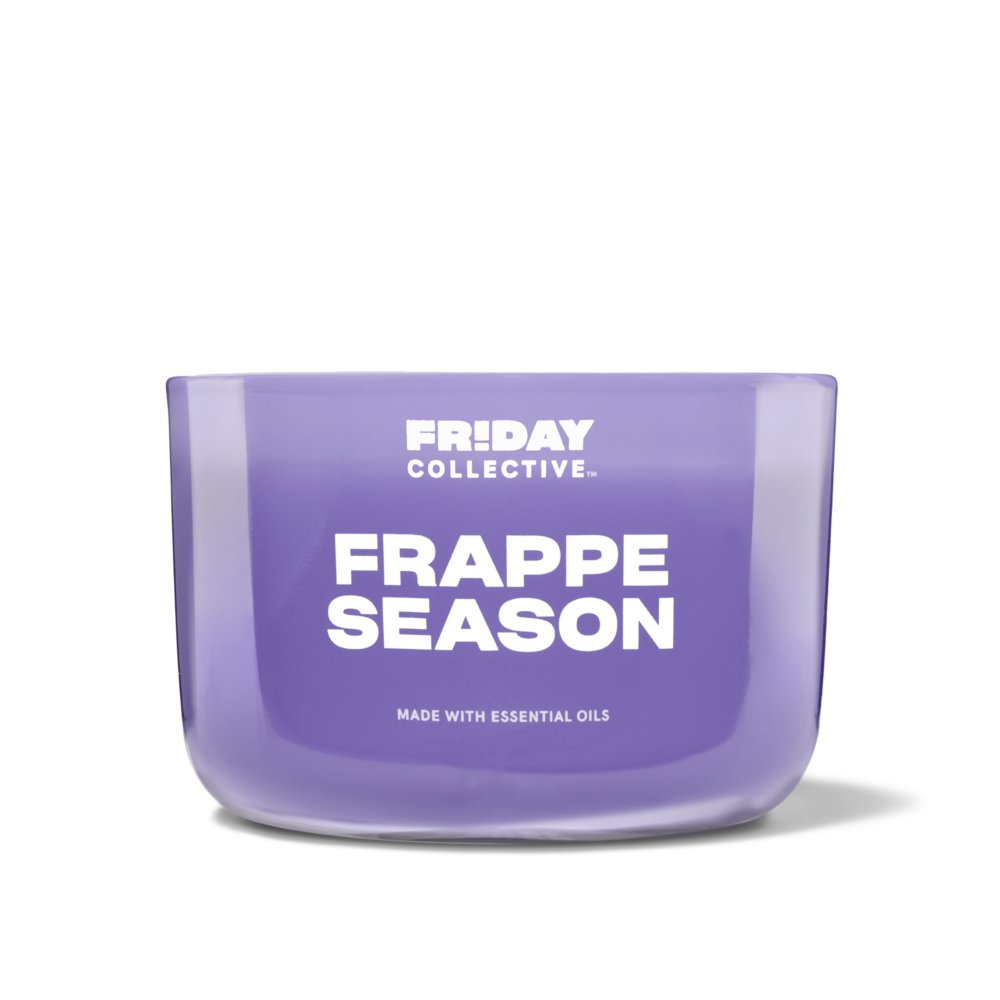 Frappe Season Friday Collective Large 3Wick Candle Friday Collective